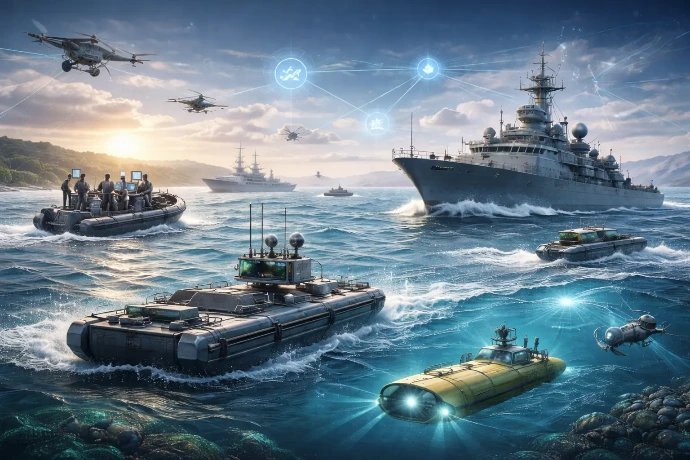 Maritime defence operations and integrated naval systems
